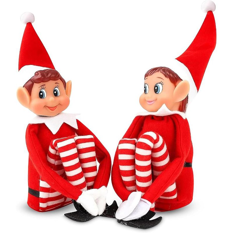 Pareja de elfos traviesos